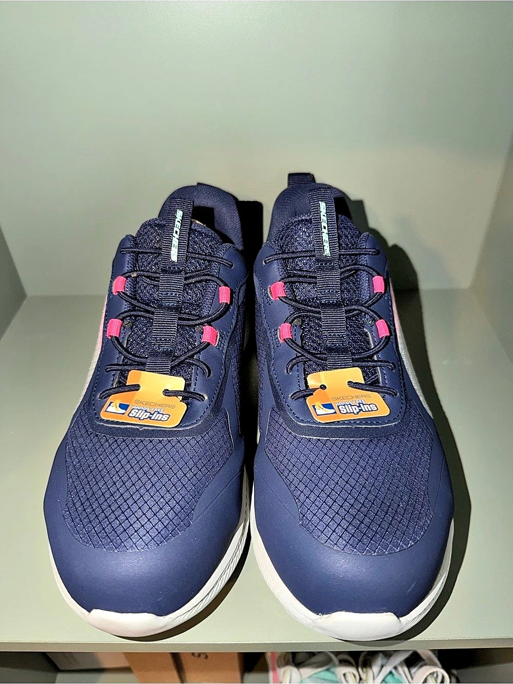 Skechers Hands Free Slip-Ins Work Shoes Blue & Pink women’s 5 and 7 available